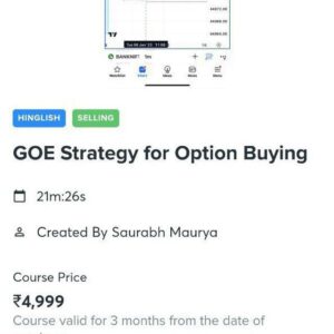 IITIAN Trader - GOE Strategy for Option Buying