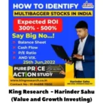 King Research - Harinder Sahu Value and Growth Investing (King Research Academy)