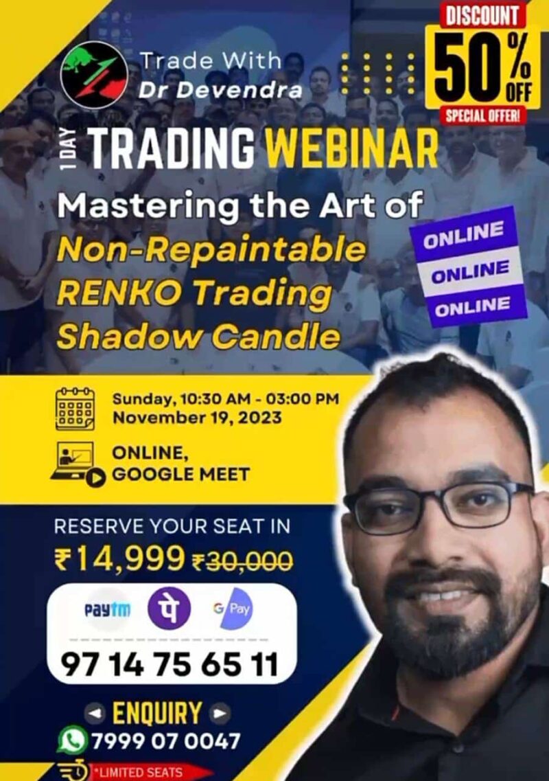 Trade with Dr Devendra - Non Repaintable RENKO Trading Webinar By Dr Devendra