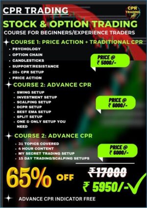 CPR trading Price action + Traditional CPR & Advance CPR Full course