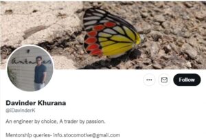 Stocomotive Mentorship 2022 - Davinder Khurana