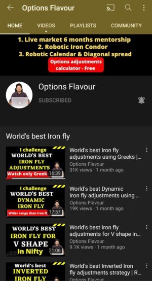 Options Flavour - Option Strategies Course