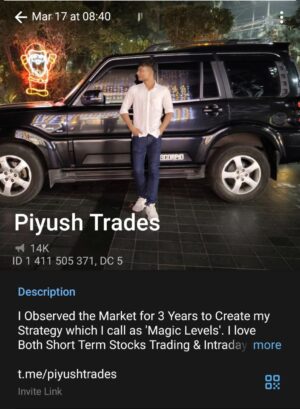Piyush Trades - Intraday Options Trading Course