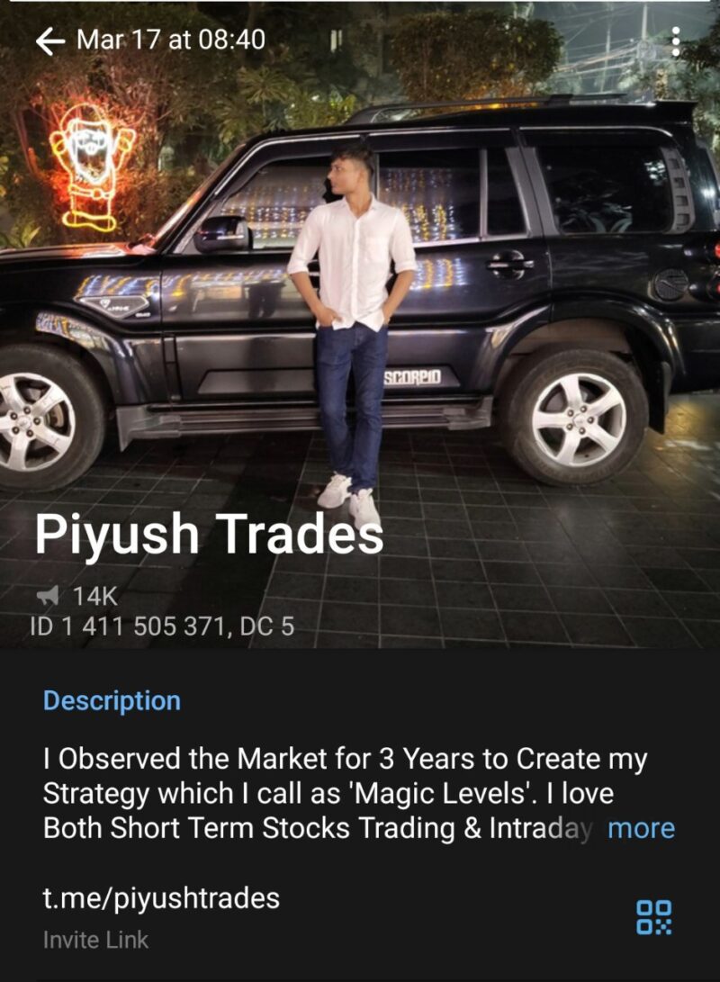 Piyush Trades - Intraday Options Trading Course