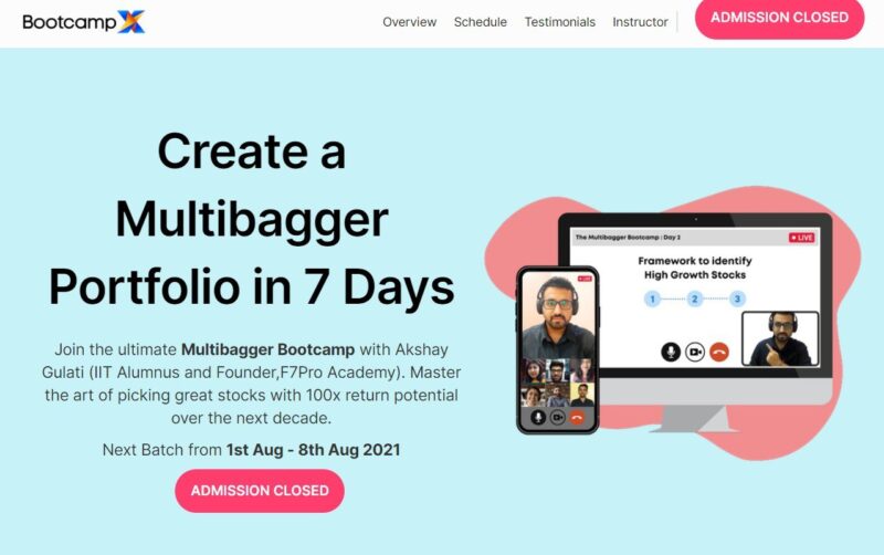 Multibagger Bootcamp – Akshay Gulati The Multibagger 7 Day Bootcamp