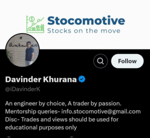 Stocomotive Mentorship by Davinder Khurana 2022 Course