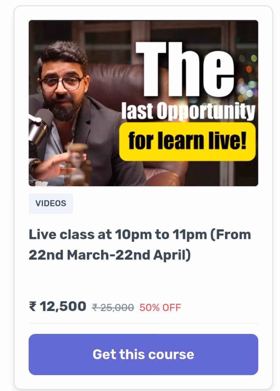 Wizard Trader Live Classes