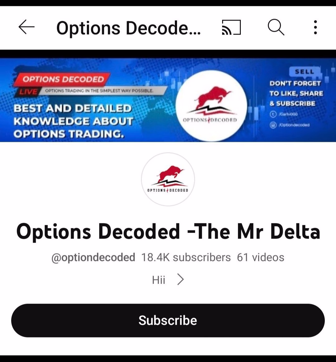 Options Decoded – The Mr Delta – Option Selling Course